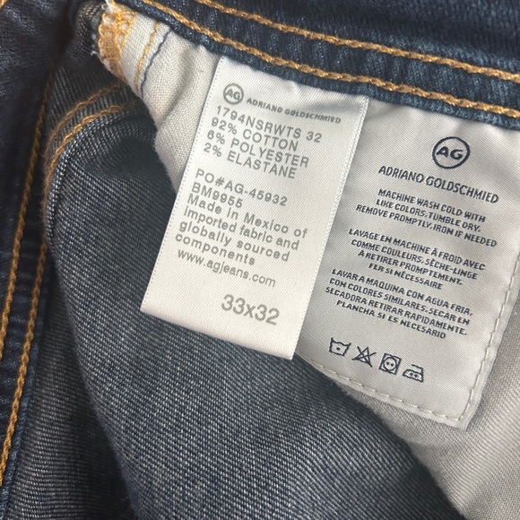 AG Jeans Everett 33x32 - Slim Straight - Picture 4 of 4